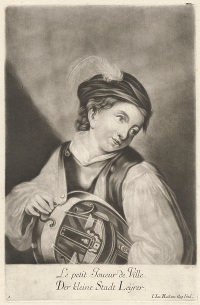 El pequeño jugador de la ciudad de Johann Jacobus Haid