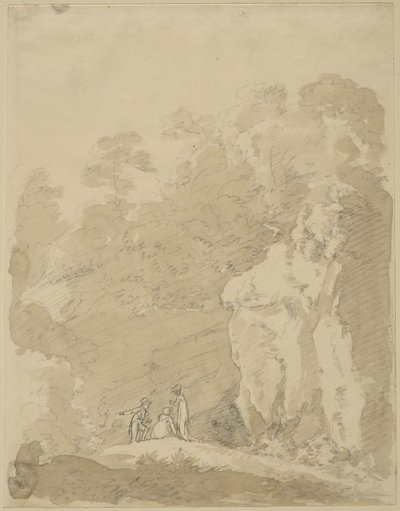 caballero y dos damas de Johann Jakob Dorner der Jüngere