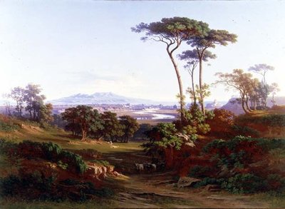 Una Vista de Roma de Johann Jakob Frey