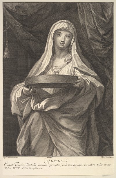 Tuccia, 1720 de Johann Jakob Frey the Elder