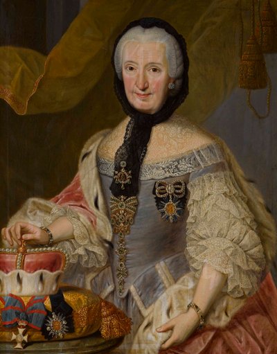 Francoise Christine de Palatinat Soulzbach - Francisca Christina del Palatinado-Sulzbach (1696-1776) Princesa-Abadesa de Essen y Thorn - Johann Jakob Schmitz (1724-1810) Óleo sobre lienzo Dimensiones : 89x71 cm Colección privada de Johann Jakob Schmitz