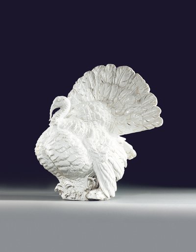Modelo de Meissen de un Pavo, c.1733 de Johann Joachim (after) Kändler