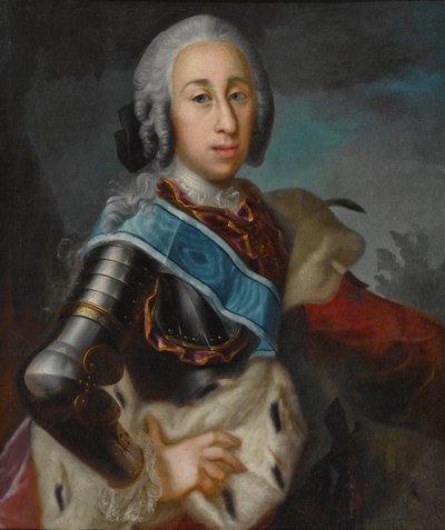 Clement Francois De Paule, prince de BAVIERE - Clemente Francisco de Baviera (1722-1770) - Johann Jonas Michael (c. 1715-1791). Óleo sobre lienzo de Johann Jonas Michael