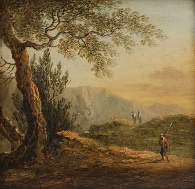paisaje de montaña de Johann Josef Schindler