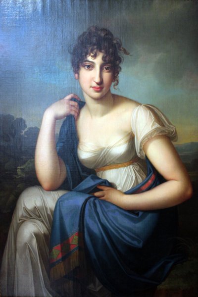 Retrato de Amalie Beer (1767-1854) de Johann Karl Heinrich Kretschmar