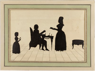 El Sr. y la Sra. Roland y su hija Eudora de Johann Kaspar Lavater