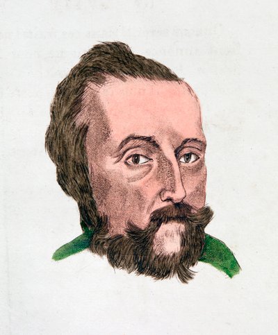 Las características faciales de una persona estricta e inteligente, 1808 de Johann Kaspar Lavater