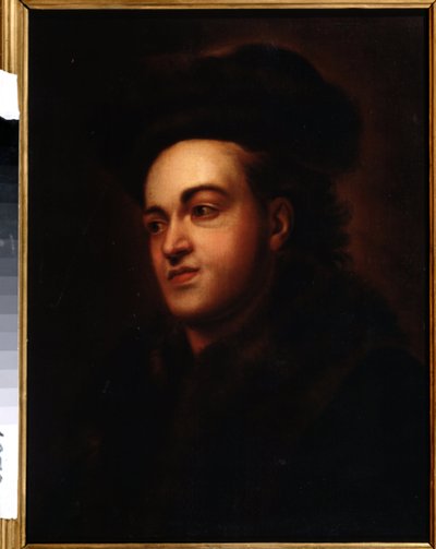 Retrato de joven. Retrato de un joven. Pintura de Jan o Johann Kupetzki (Kupecky, Kupezky, Kupetzky, Kupecki, Kopecki de Johann Kupetzky