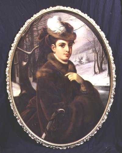 Retrato de una elegante dama austriaca de Johann Kurtweil