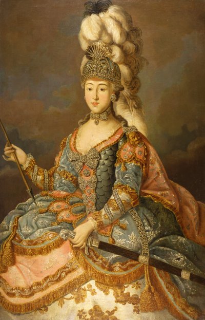 Retrato de la Condesa Anna Petrovna Sheremetyeva 1744-1768, 1769 de Johann Ligotsky