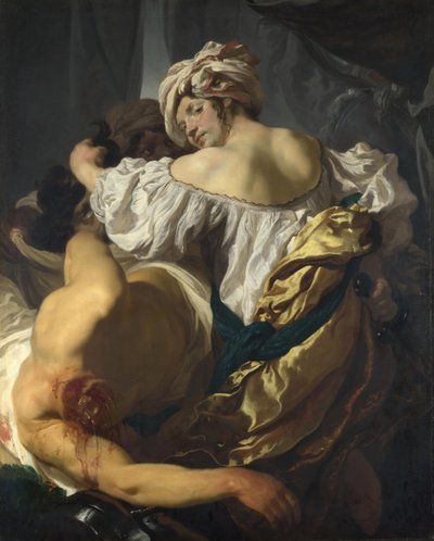 Judith en la tienda de Holofernes, c. 1622 de Johann Liss