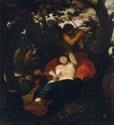 Ninfa y pastor, ca. 1625 de Johann Liss
