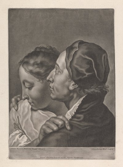 Retrato de un hombre y una mujer de Johann Lorenz Haid