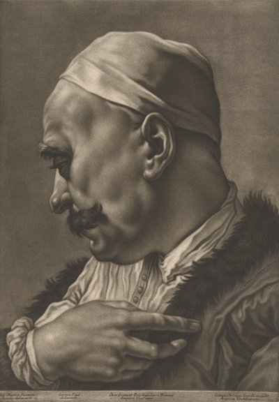 Retrato de un hombre con gorra de Johann Lorenz Haid