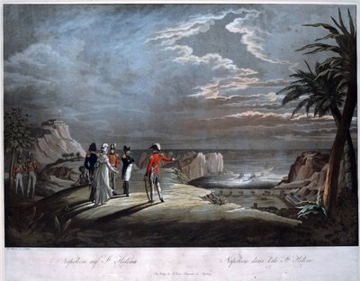 Napoleón Bonaparte en la isla de Santa Elena de Johann Lorenz Rugendas