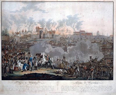 La Batalla de Ratisbona el 23 de abril de 1809 de Johann Lorenz Rugendas