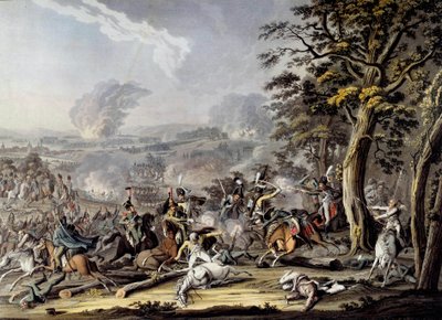Vista de la Batalla de Friedland de Johann Lorenz Rugendas