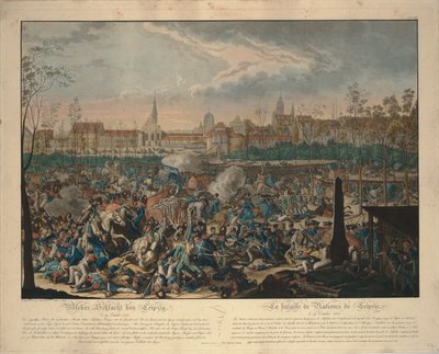 La batalla de las naciones de Johann Lorenz Rugendas the Younger
