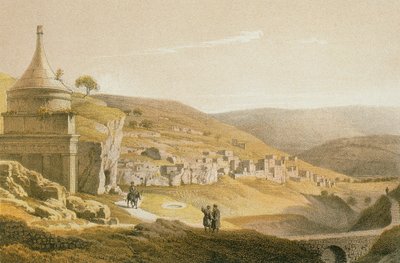 La tumba de Absalón y Siloé de Johann Martin Bernatz