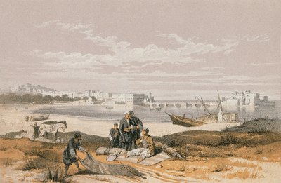 Vista de Sidón (Said) de Johann Martin Bernatz