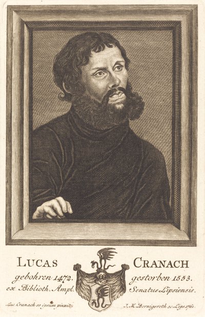 Lucas Cranach de Johann Martin Bernigeroth