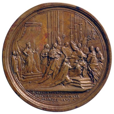 Coronación de José II como rey romano-alemán en Fráncfort del Meno en 1764 de Johann Martin Krafft