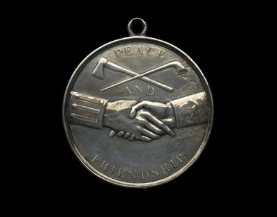 Medalla de paz india de Thomas Jefferson, c.1801 de Johann Mathias Reich