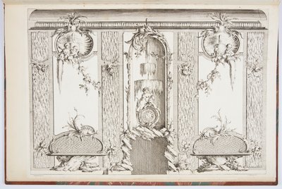 Diseño para una pantalla de Johann Michael Hoppenhaupt II