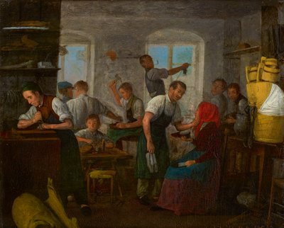 taller de zapatero de Johann Michael Neder