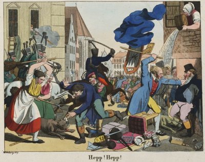 Hep Krawalle 1819 de Johann Michael Voltz