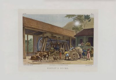 El ingenio azucarero. De Malerische Reise in Brasilien, 1830-1835 de Johann Moritz Rugendas