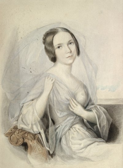 Retrato de Henriette Gertrude Sontag (1806-54) de Johann Nepomuk Ender