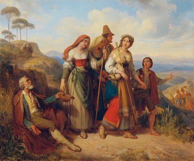 peregrinos romanos de Johann Nepomuk Ender