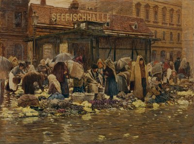 Motivo de mercado en el Haide de Johann Nepomuk Geller