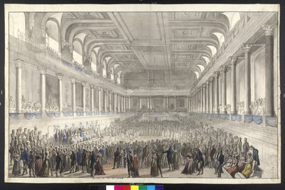 Reducto de atraque durante la convención vienesa de Johann Nepomuk Hoechle