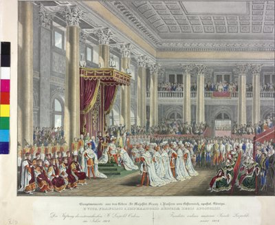 Dotación de la Orden Leopoldo de Austria 1808 de Johann Nepomuk Hoechle