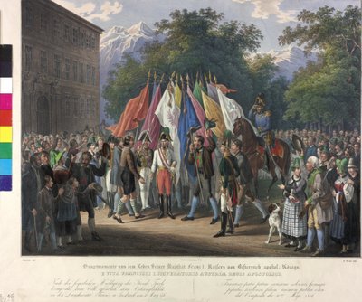 Homenaje hereditario en Tirol 1816 de Johann Nepomuk Hoechle