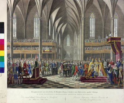 Coronación imperial 1792 de Johann Nepomuk Hoechle