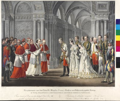 Recepción en Pope 1819 de Johann Nepomuk Hoechle