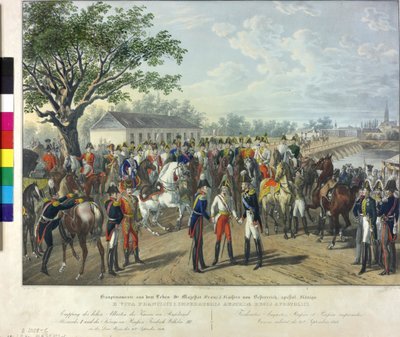 Recepción del monarca aliado en Viena 1814 de Johann Nepomuk Hoechle