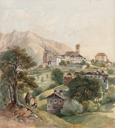 Schenna cerca de Merano de Johann Nepomuk Passini