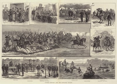Vida militar austriaca, los húsares húngaros de Johann Nepomuk Schonberg