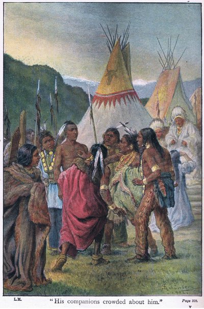 Sus compañeros se agolparon a su alrededor de Johann Nepomuk Schonberg