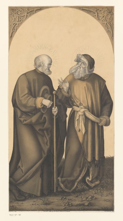 San José y Joaquín
Obras de la colección de los hermanos Boisserée (título de la serie)
Galerie des Frères Boisserée (título de la serie) de Johann Nepomuk Strixner
