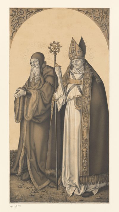 San Simón y Lázaro
Obras de la colección de los hermanos Boisserée (título de la serie)
Galerie des Frères Boisserée (título de la serie) de Johann Nepomuk Strixner