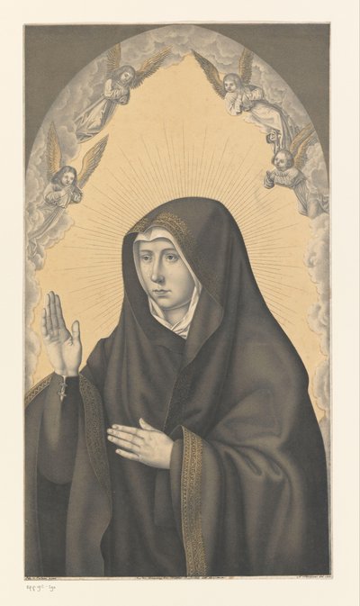 María como Mater dolorosa
Obras de la colección de los hermanos Boisserée (título de la serie)
Galerie des Frères Boisserée (título de la serie) de Johann Nepomuk Strixner