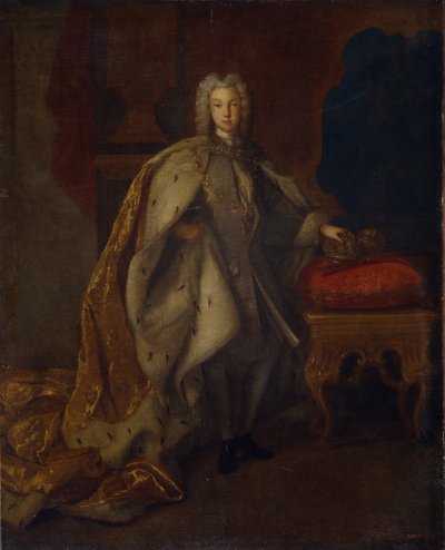 Retrato del Zar Pedro II de Rusia 1715-1730, 1728 de Johann Paul Luedden