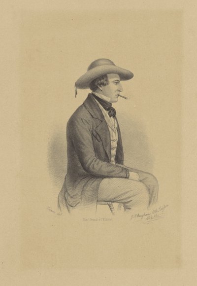 Retrato de Jean Henri de Laat de Kanter de Johann Peter Berghaus