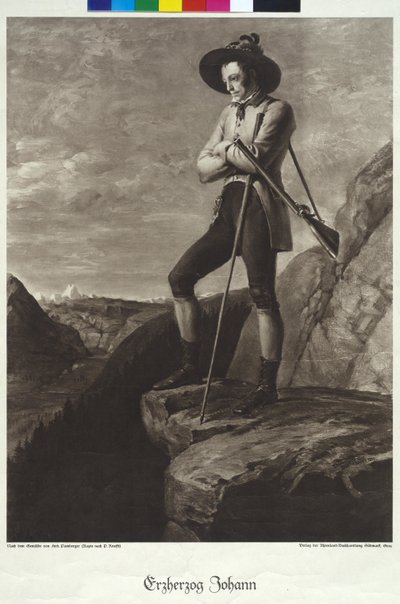Archiduque Johann (imprimir) de Johann Peter Krafft