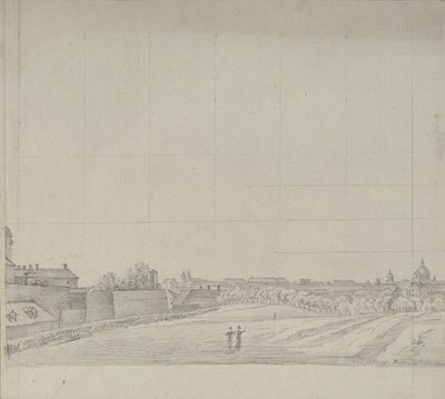 Vista desde Viena hacia el sur de Johann Peter Krafft